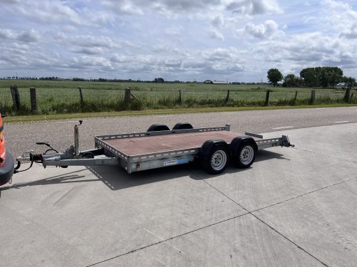 Tohaco luchtgeveerde / luchtafzinkbare aanhanger 3500kg